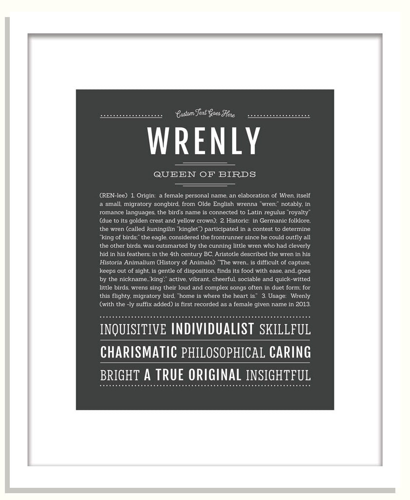 Wrenly | Name Art Print