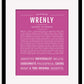 Wrenly | Name Art Print
