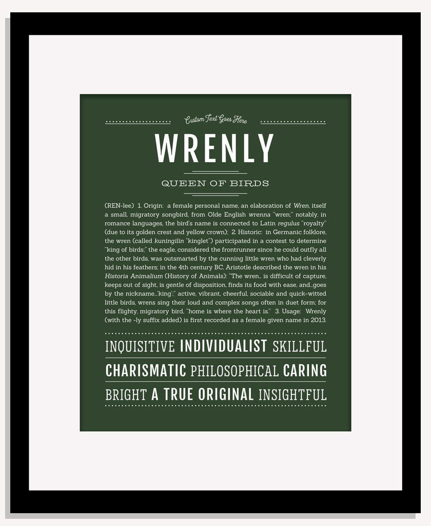 Wrenly | Name Art Print