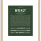Wrenly | Name Art Print