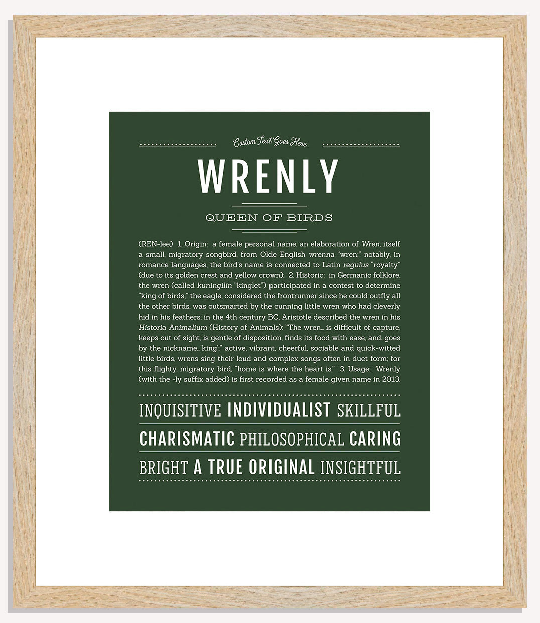 Wrenly | Name Art Print