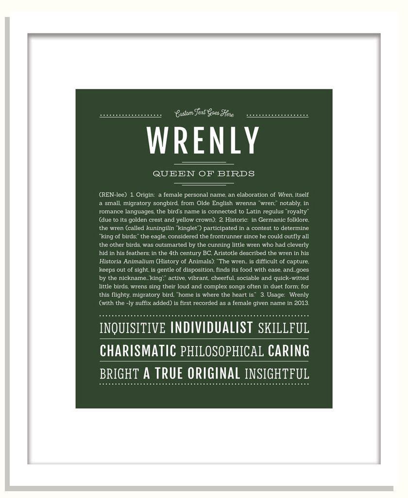 Wrenly | Name Art Print