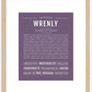 Wrenly | Name Art Print