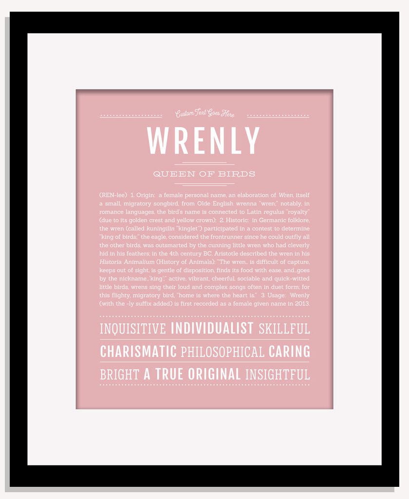 Wrenly | Name Art Print
