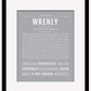 Wrenly | Name Art Print