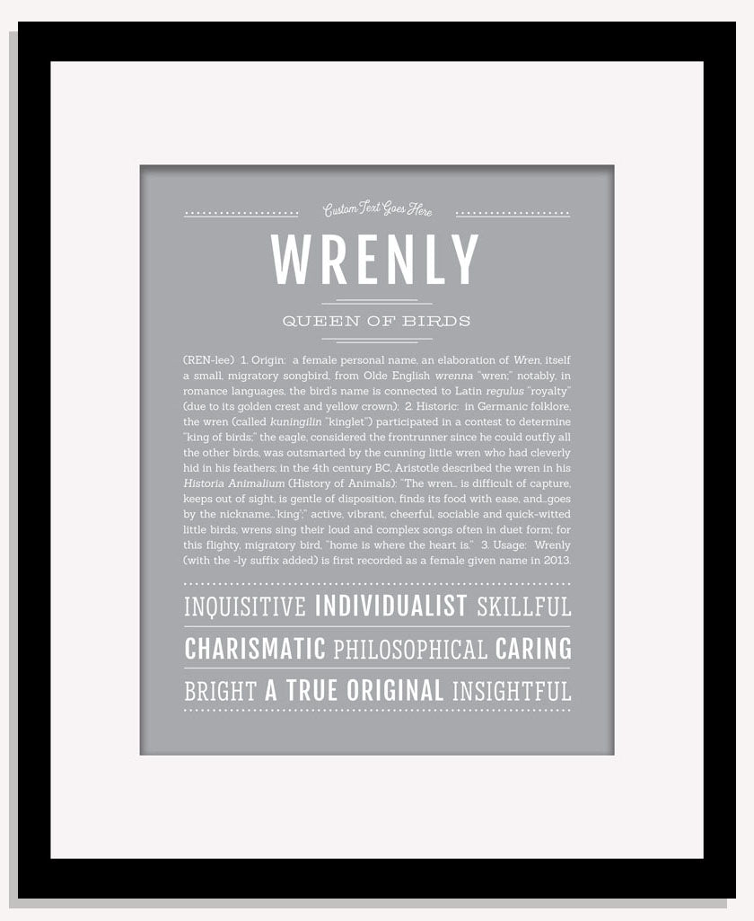 Wrenly | Name Art Print