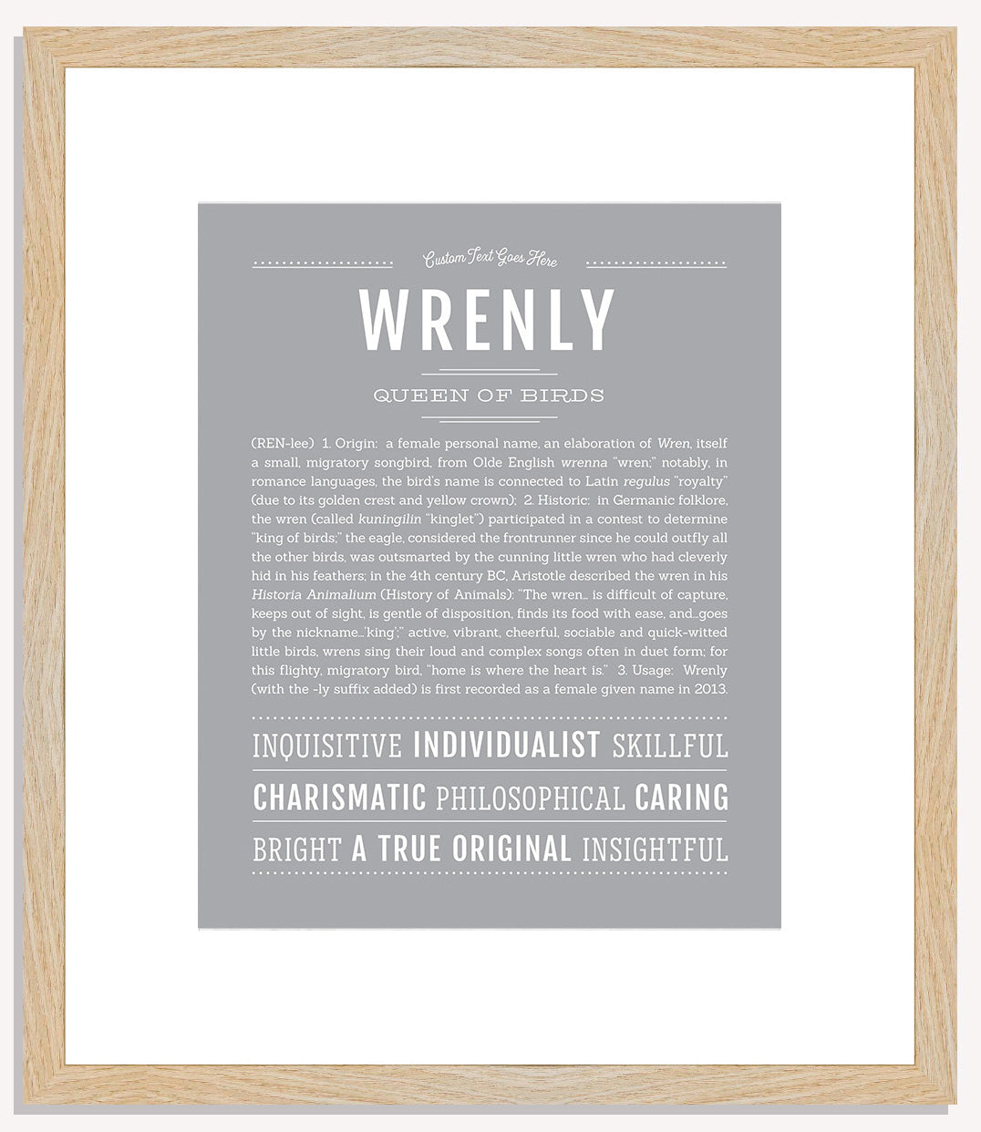Wrenly | Name Art Print