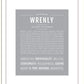 Wrenly | Name Art Print