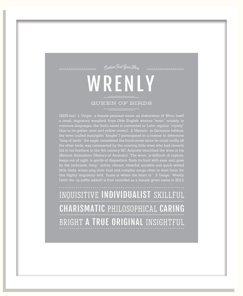 Wrenly | Name Art Print