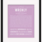 Wrenly | Name Art Print
