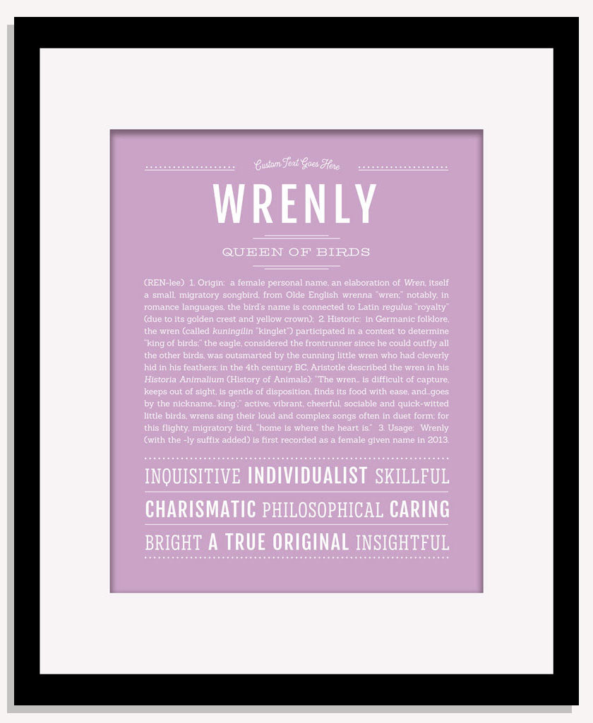 Wrenly | Name Art Print