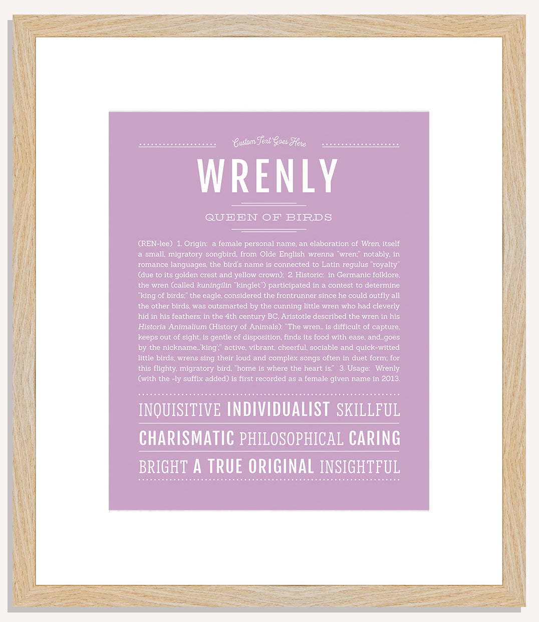 Wrenly | Name Art Print