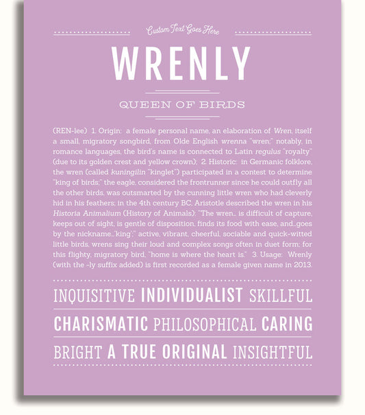 Frame Options | Lilac | White Frame, Matted