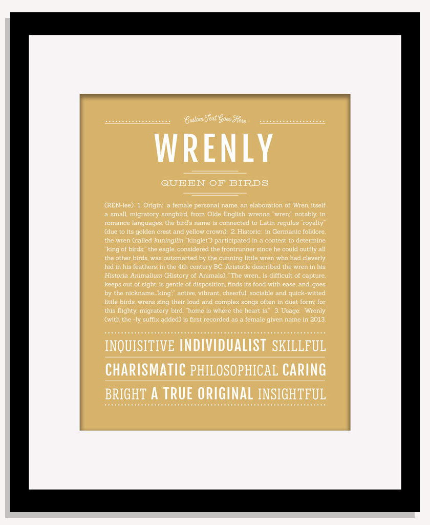 Wrenly | Name Art Print
