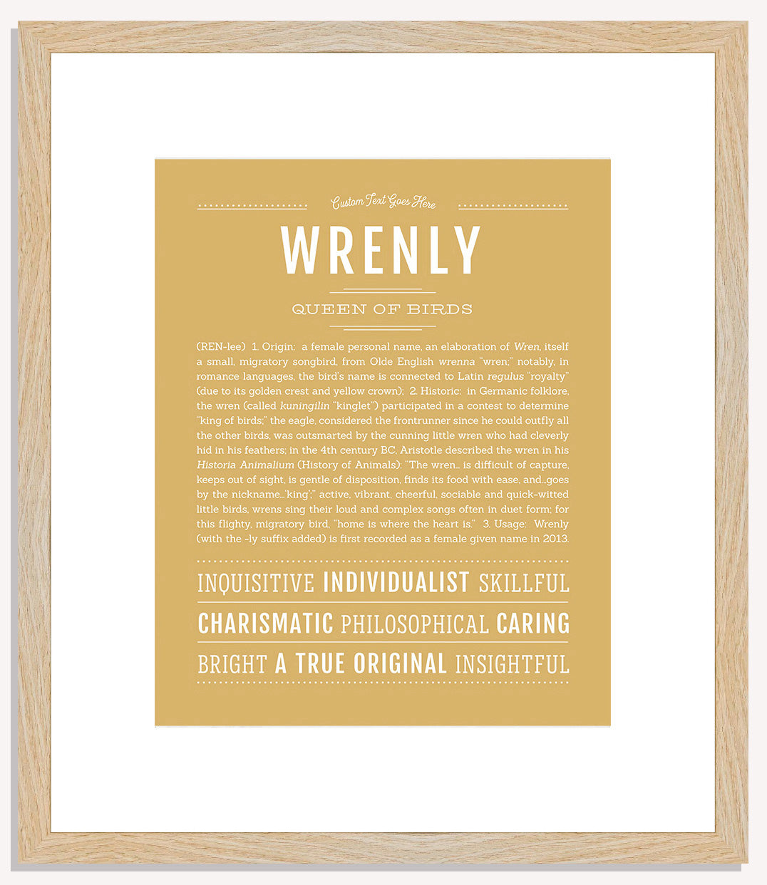 Wrenly | Name Art Print