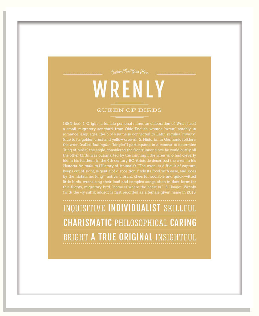 Wrenly | Name Art Print