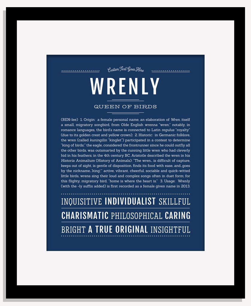 Wrenly | Name Art Print