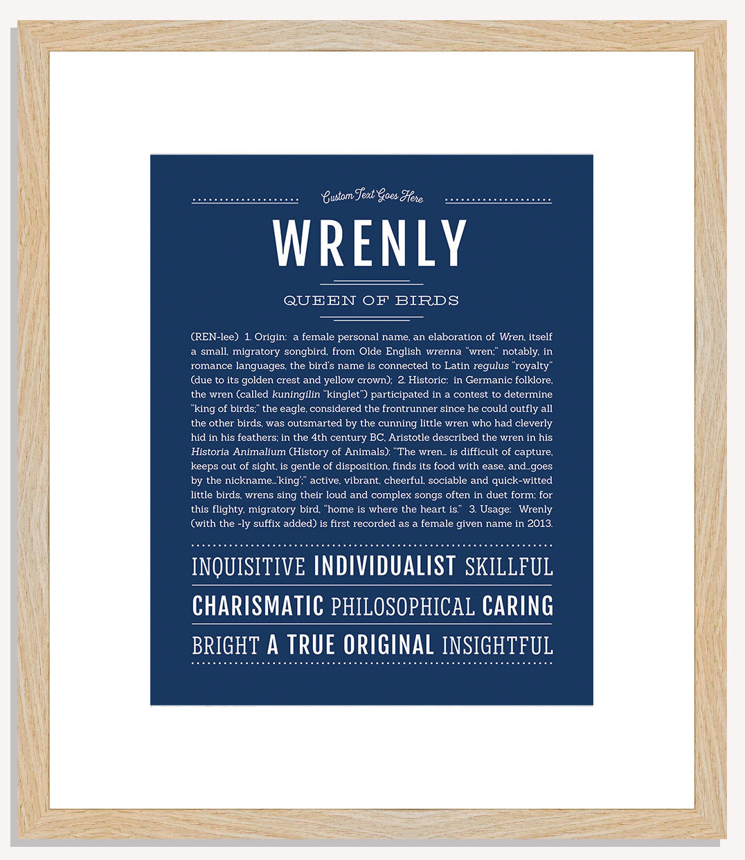 Wrenly | Name Art Print