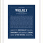 Wrenly | Name Art Print