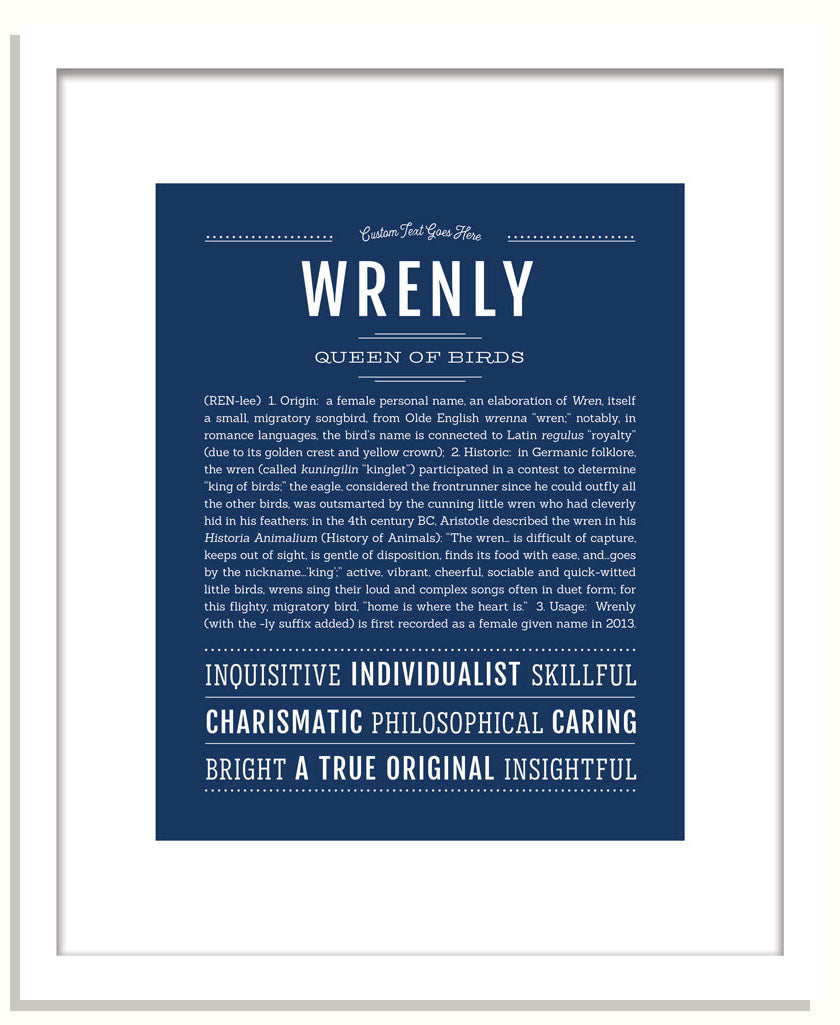 Wrenly | Name Art Print