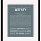 Wrenly | Name Art Print
