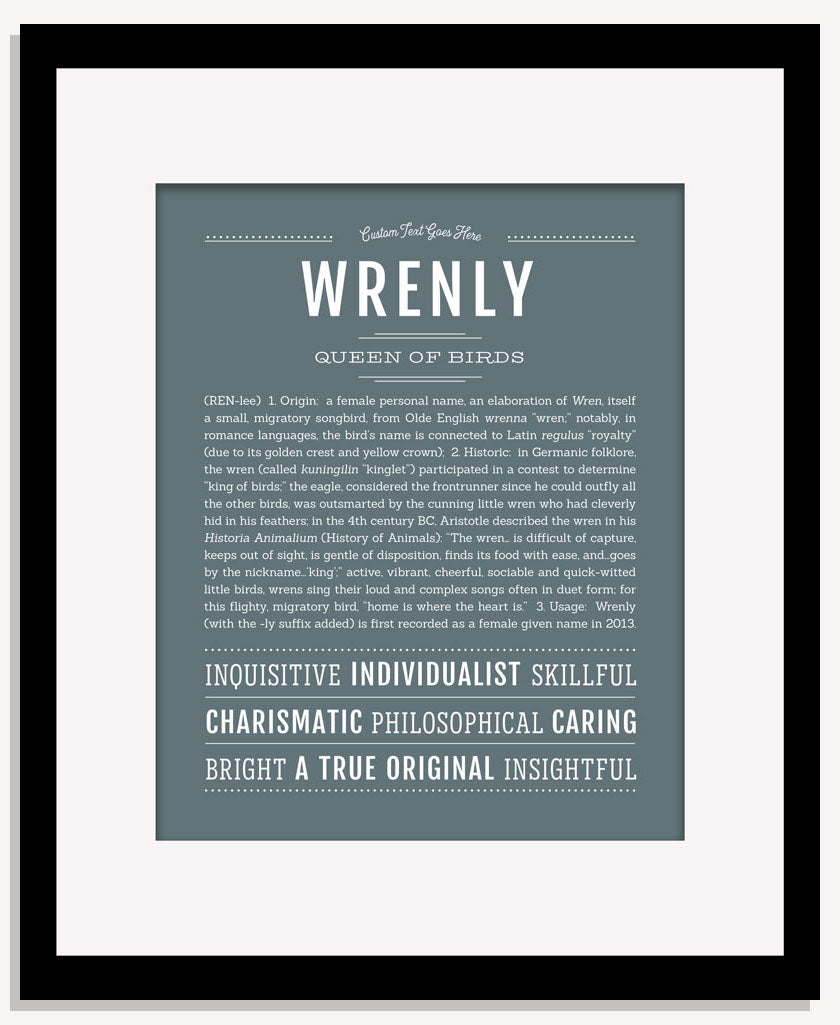 Wrenly | Name Art Print