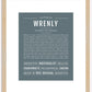 Wrenly | Name Art Print
