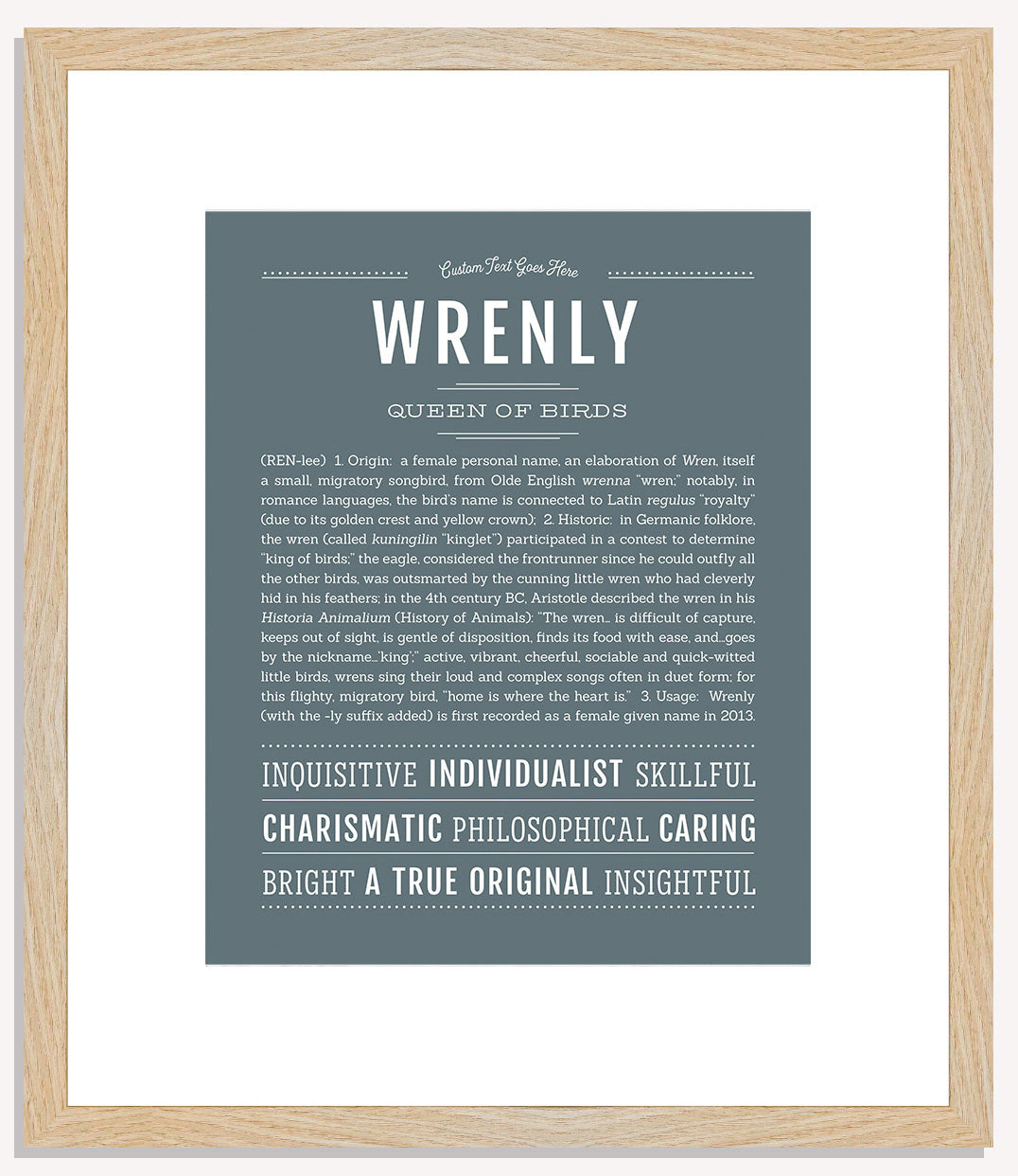 Wrenly | Name Art Print