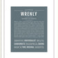Wrenly | Name Art Print