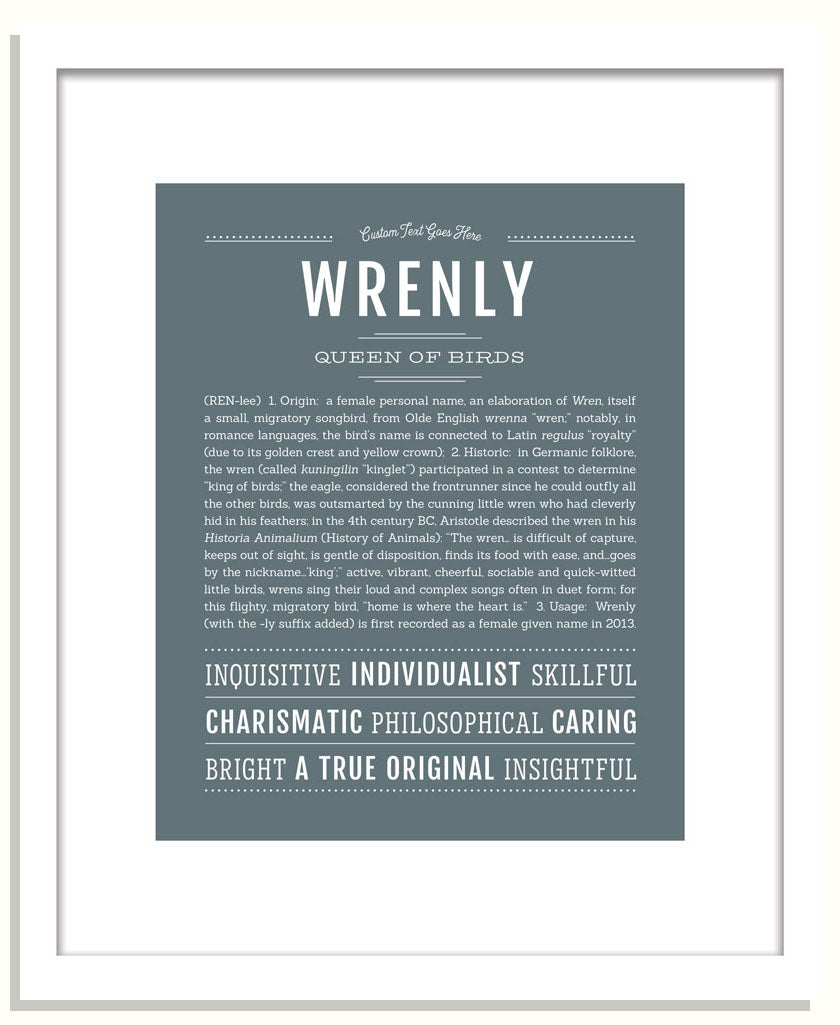 Wrenly | Name Art Print