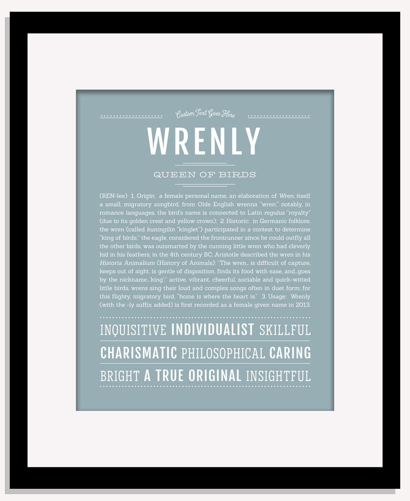 Wrenly | Name Art Print