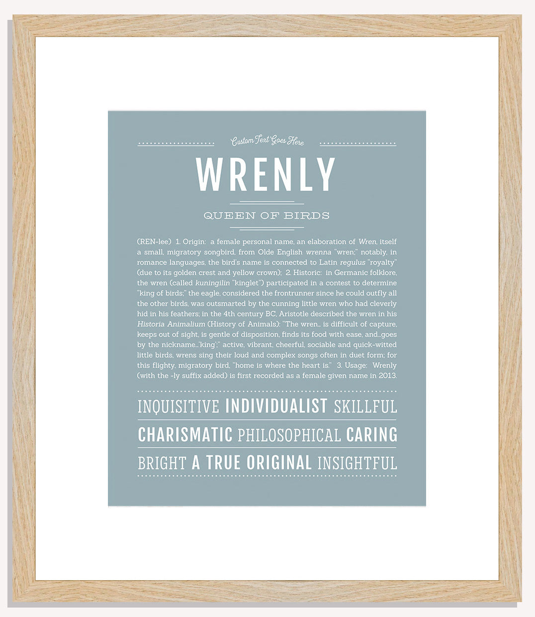 Wrenly | Name Art Print