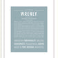 Wrenly | Name Art Print
