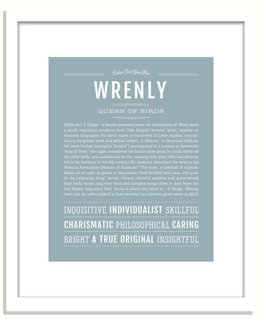 Wrenly | Name Art Print