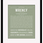 Wrenly | Name Art Print