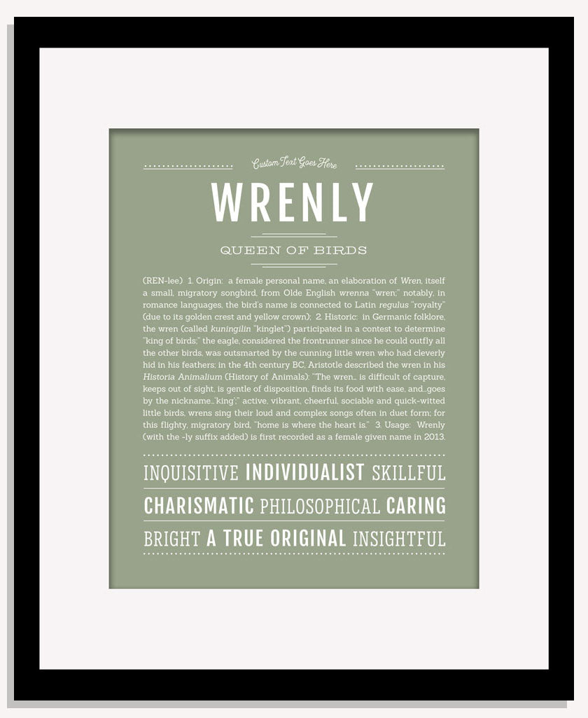 Wrenly | Name Art Print