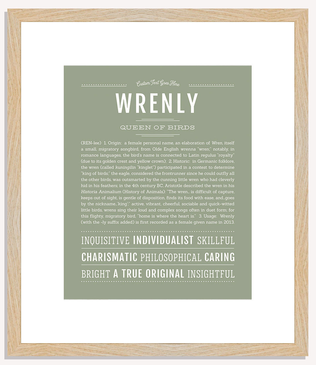 Wrenly | Name Art Print