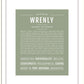 Wrenly | Name Art Print