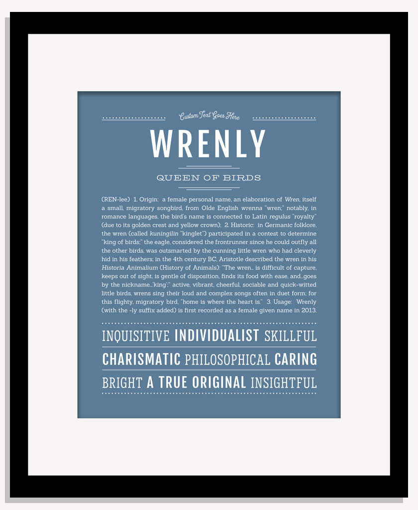 Wrenly | Name Art Print