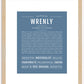 Wrenly | Name Art Print