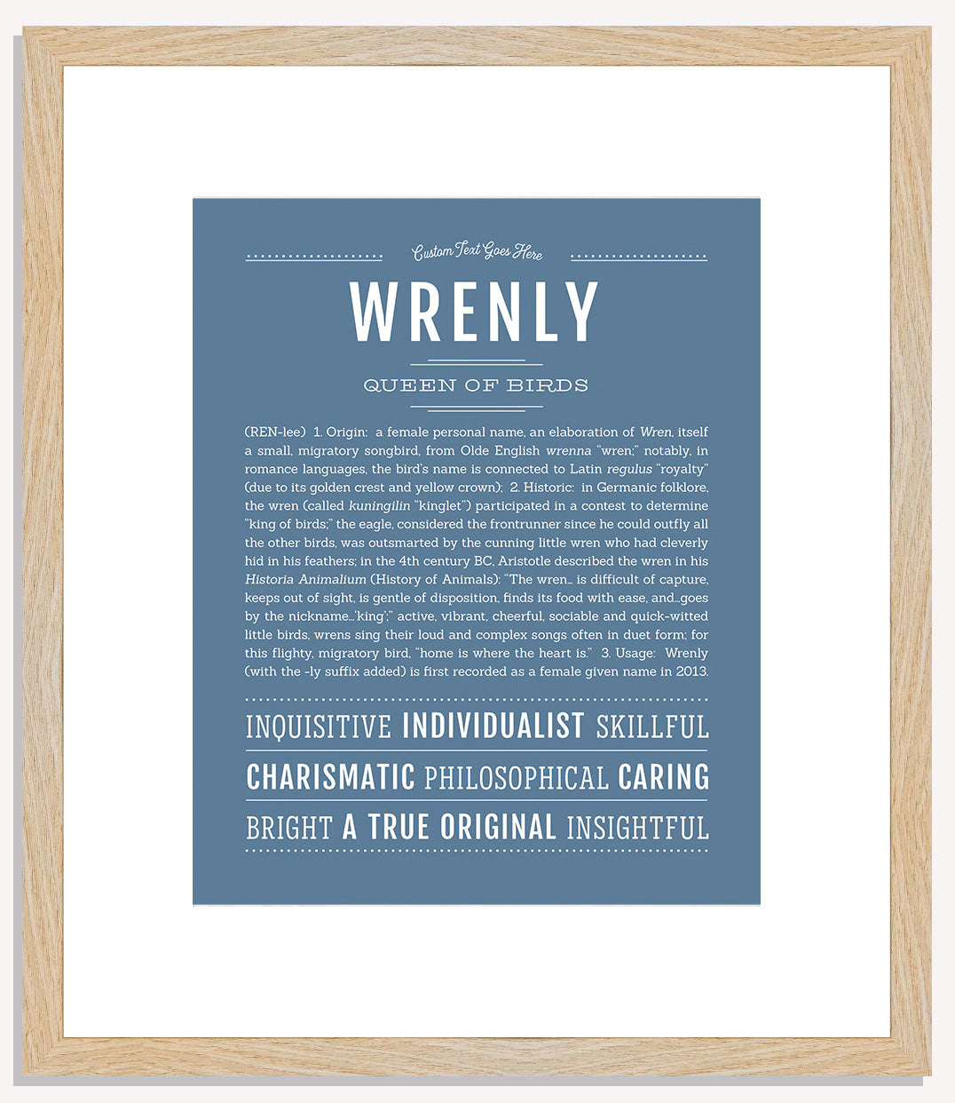 Wrenly | Name Art Print