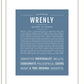 Wrenly | Name Art Print
