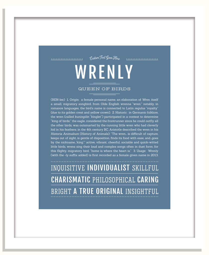 Wrenly | Name Art Print