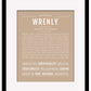 Wrenly | Name Art Print