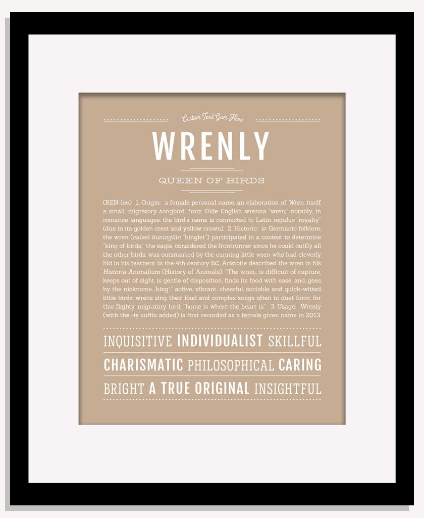 Wrenly | Name Art Print