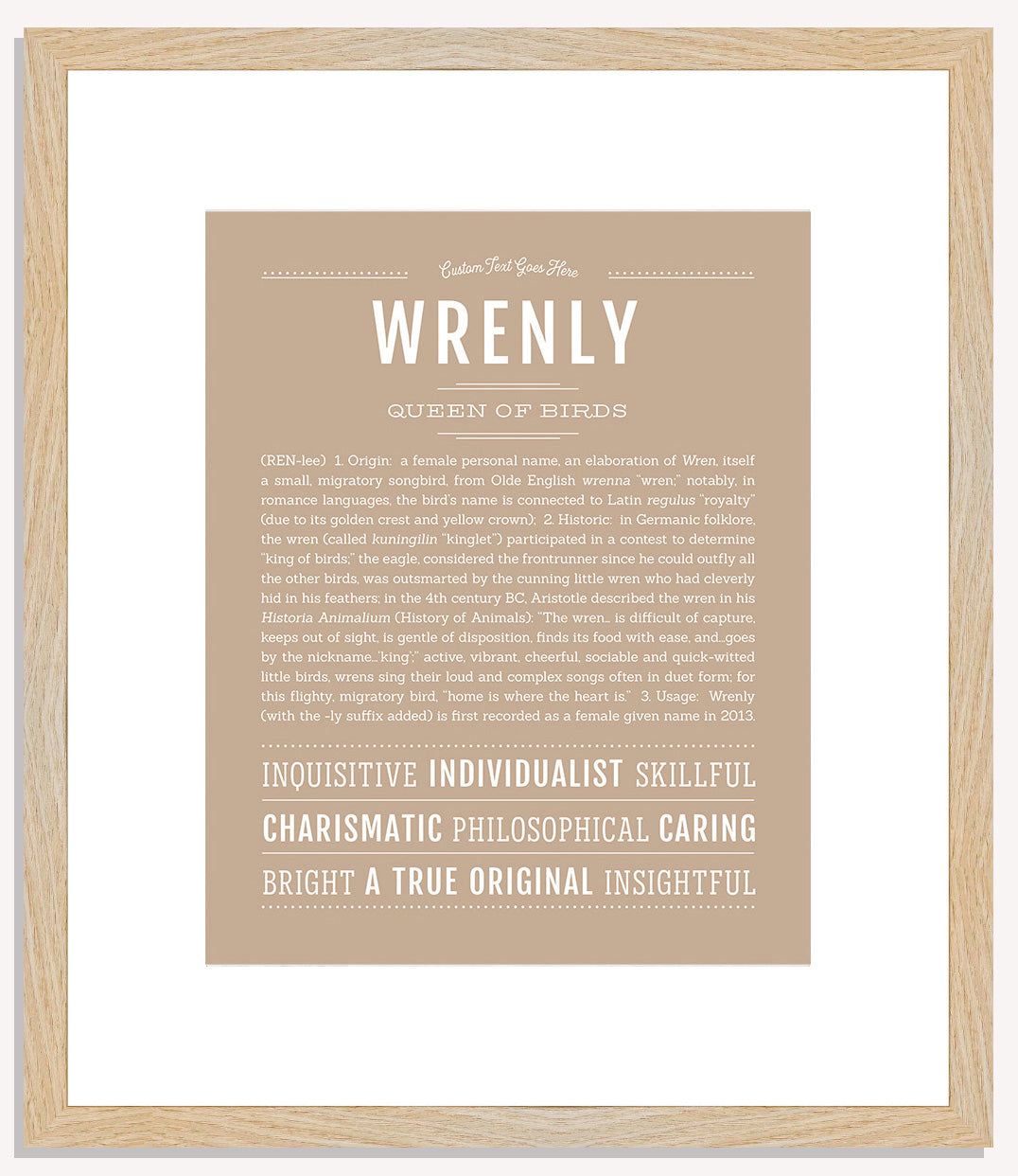 Wrenly | Name Art Print