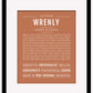 Wrenly | Name Art Print