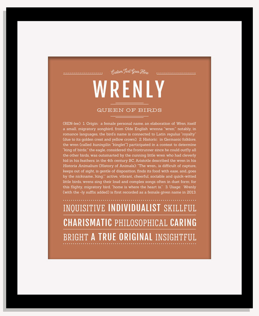 Wrenly | Name Art Print