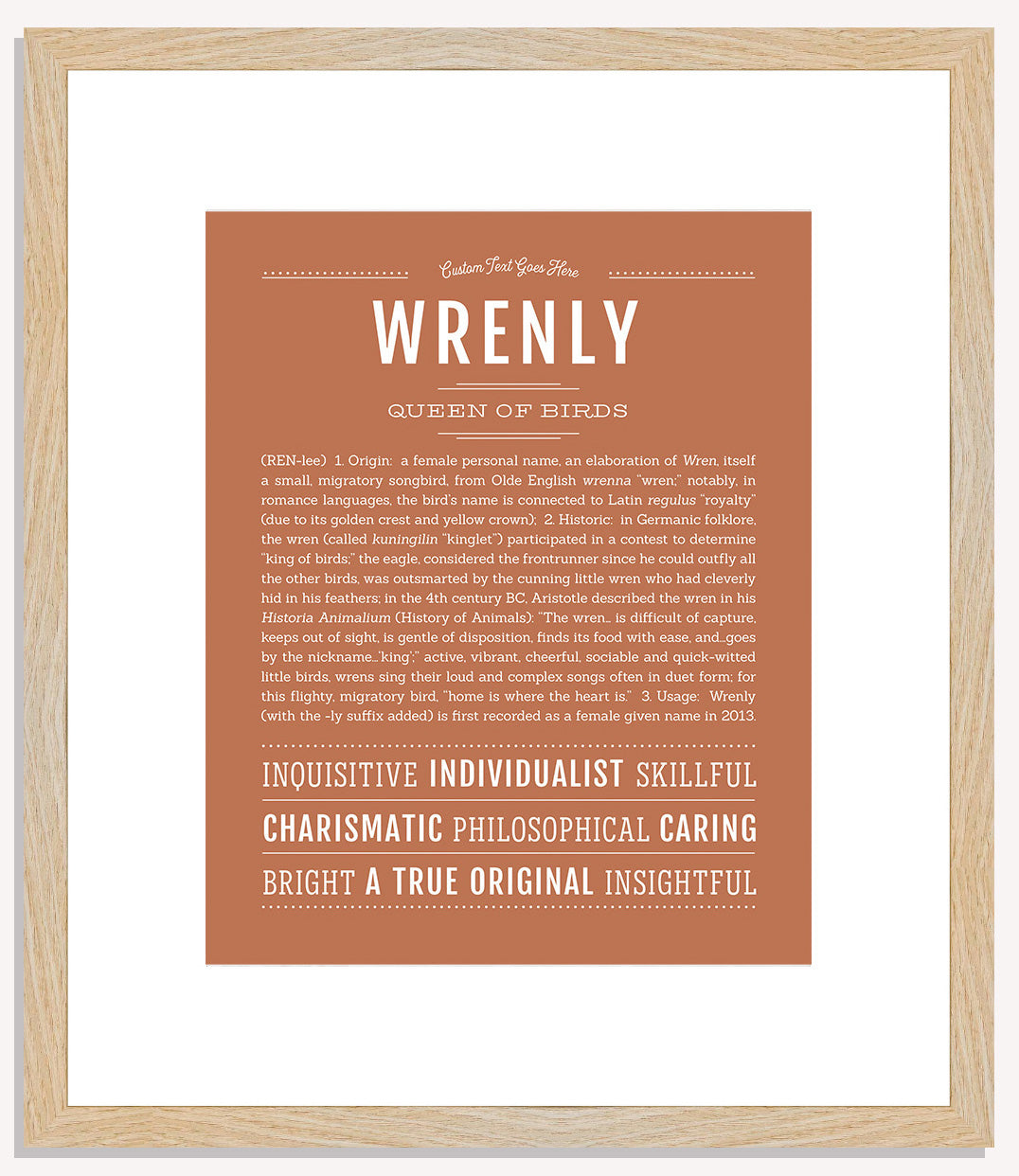 Wrenly | Name Art Print
