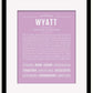 Frame Options | Lilac | Black Frame, Matted